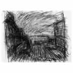 "STUDY FOR COURTYARD" by Michael Broughton