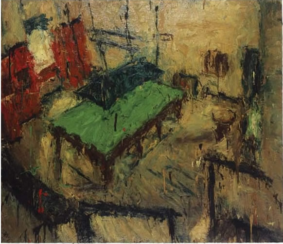 "SNOOKER ROOM" by MICHAEL BROUGHTON