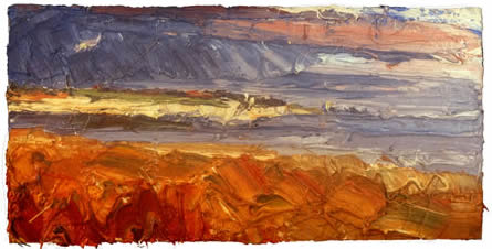 "Ramsgate from the Tidal Flats, Pegwell Bay, January"
